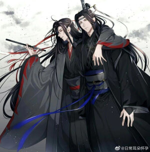 #原耽# #魔道祖师# 
蓝湛：兄长，我想带一人回云深不知处。
蓝湛：带回去，藏起来！ ​​​