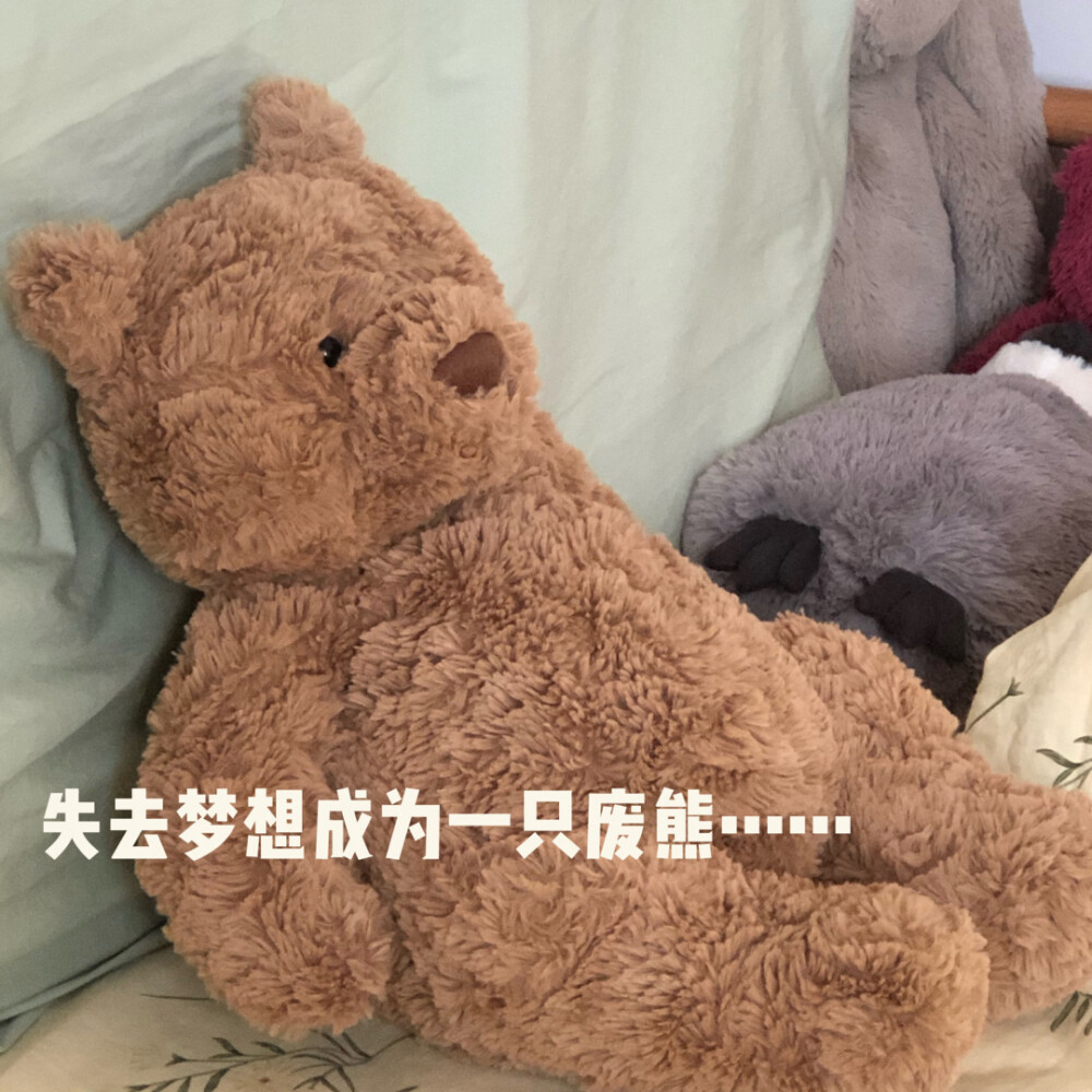 jellycat巴塞罗熊表情包