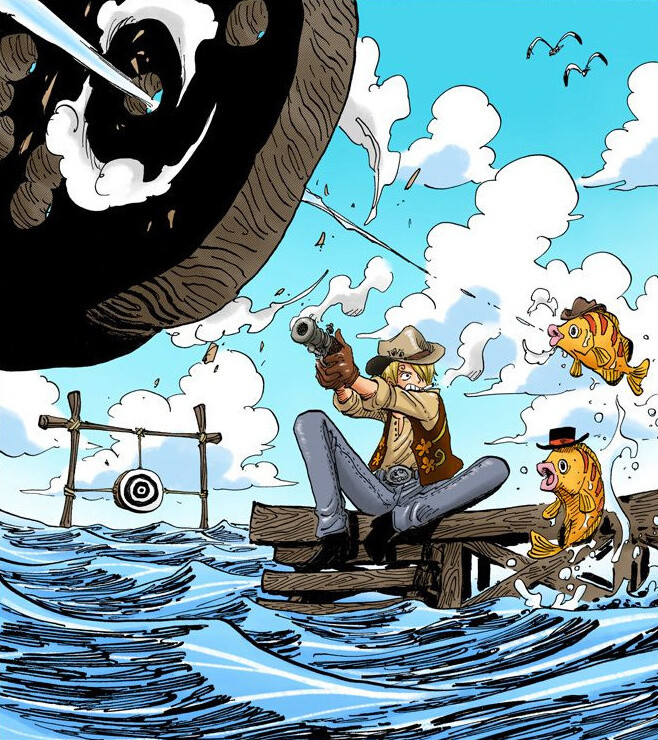 【海贼王】—山治扉页篇。