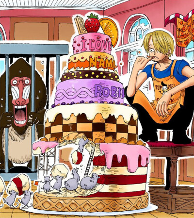 【海贼王】—山治扉页篇。