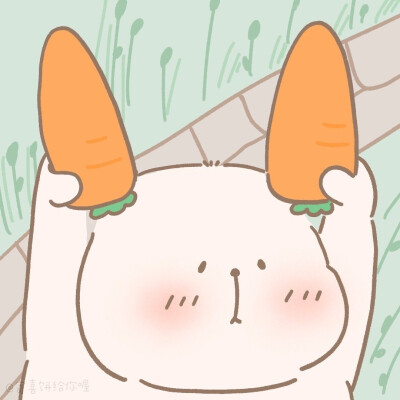 卡通可爱手绘情侣头像