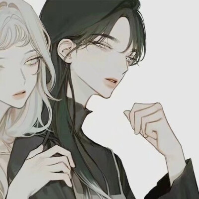 #动漫百合情头
超爱这个画师太太的，画风太赞了