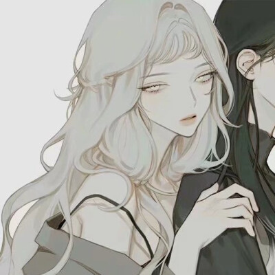 #动漫百合情头
超爱这个画师太太的，画风太赞了