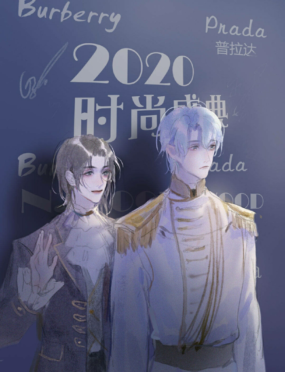 画师wb：沾花惹草木