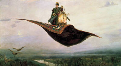 The Flying Carpet, 1880 Victor Mikhailovich Vasnetsov (Russian, 1848–1926) ​​​