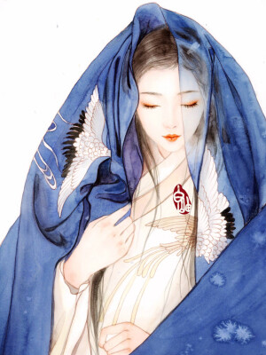 我见青山多妩媚，料青山见我应如是。 ​​​

画师：_白岫