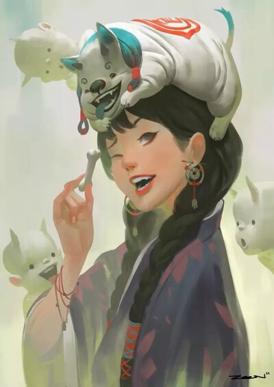  马来西亚插画师 ZeenChin ​​​