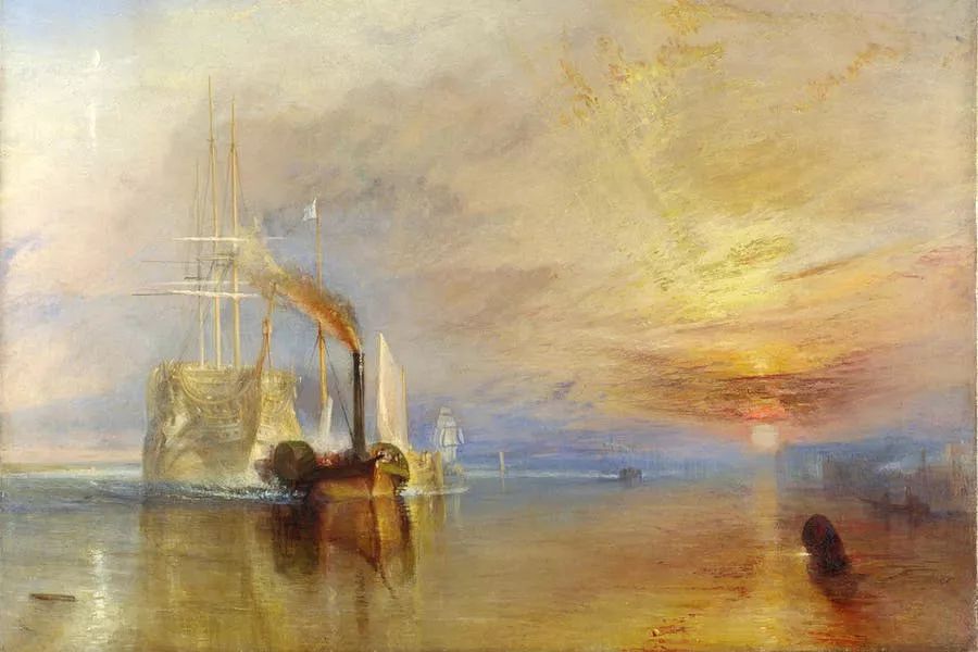 透纳《勇猛号战舰被迫销毁》
The Fighting TemeraireJ.M.W.Turner1839