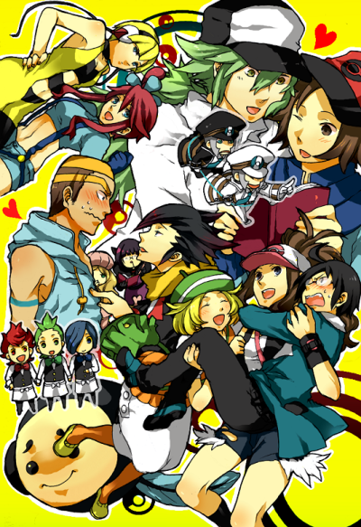 口袋妖怪赤爷和琴音（赤琴）