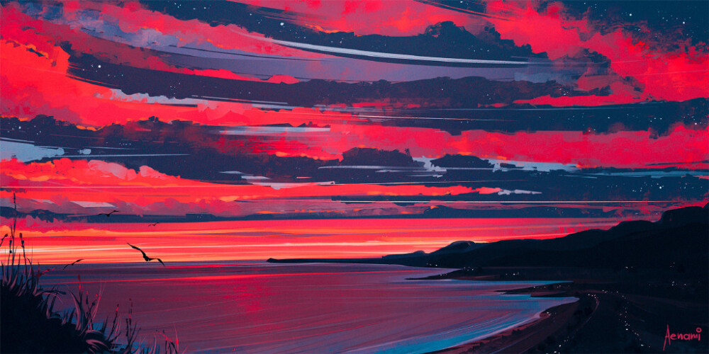 乌克兰画师：Alena Aenami