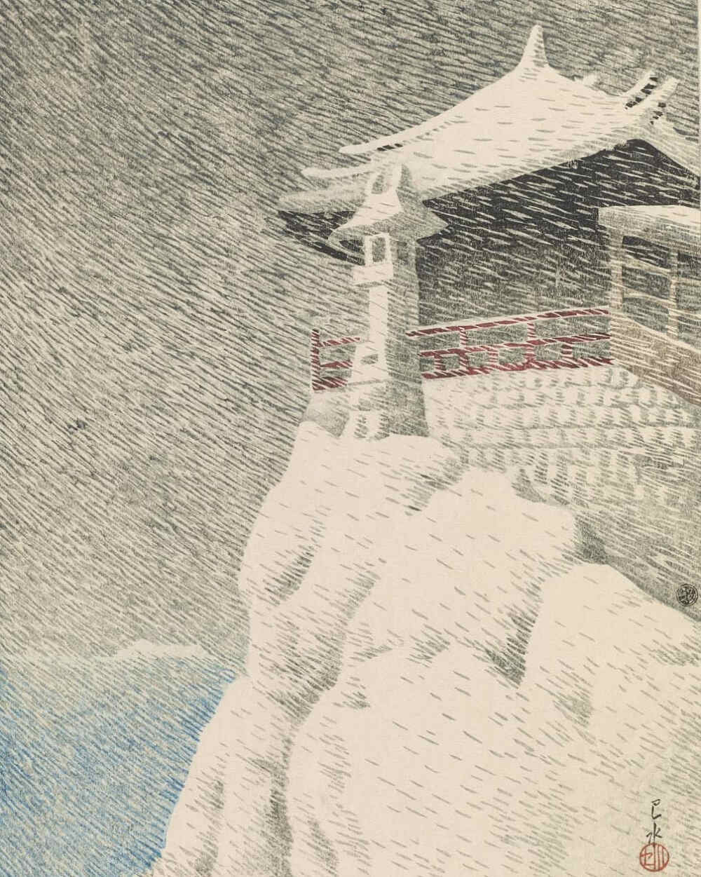 日本｜浮世绘｜冬季｜雪景
ins：artfromjapan