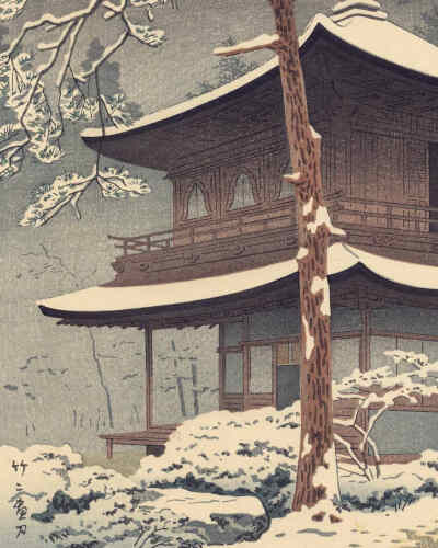 日本｜浮世绘｜冬季｜雪景
ins：artfromjapan