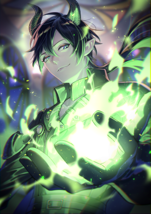 #迪士尼扭曲仙境# Malleus Draconia 

画师：縞