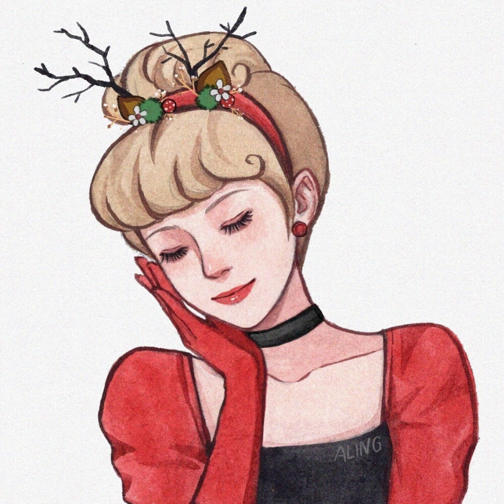  圣诞装扮迪士尼公主丨铃儿_Aling
