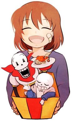 ［传说之下undertale］sans papyrus frisk