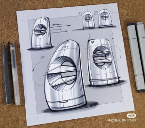 产品手绘/工业设计/马克笔