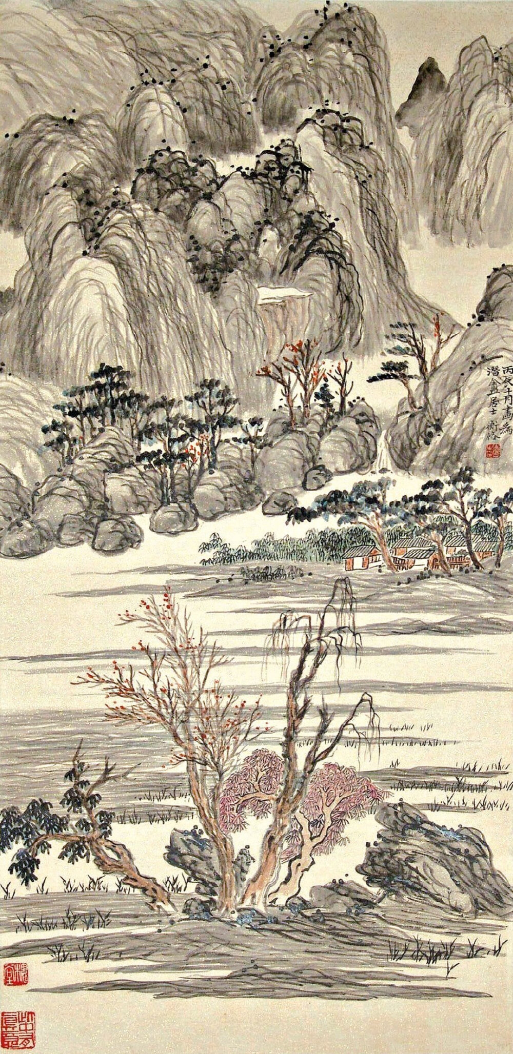 陈师曾 山水画
山水图 花鸟 人物 动物 工笔 写意 详细介绍请关注新浪微博@国画热 你我暮年，闲坐庭院，云卷云舒听雨声，星密星稀赏月影，花开花落忆江南，你话往时，我画往事。新浪微博同名@电影热 @西画热 求关注o ^_-