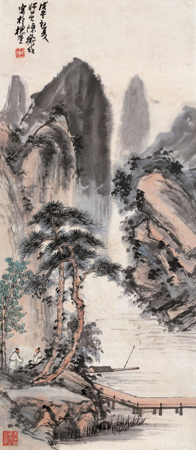 陈师曾 山水画
山水图 花鸟 人物 动物 工笔 写意 详细介绍请关注新浪微博@国画热 你我暮年，闲坐庭院，云卷云舒听雨声，星密星稀赏月影，花开花落忆江南，你话往时，我画往事。新浪微博同名@电影热 @西画热 求关注o …