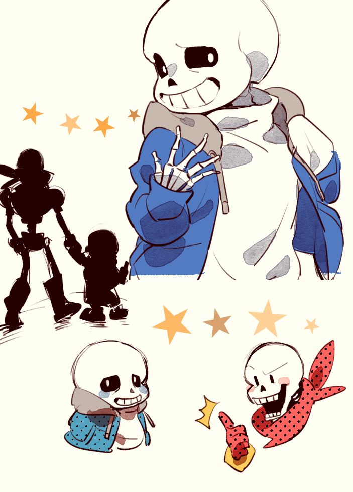 ［传说之下undertale］骨兄弟sans和papyrus