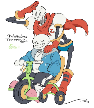 ［传说之下undertale］骨兄弟sans和papyrus