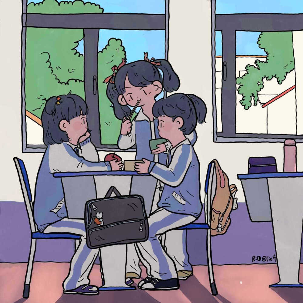 《中华高中女子图鉴》
画手：jio 布