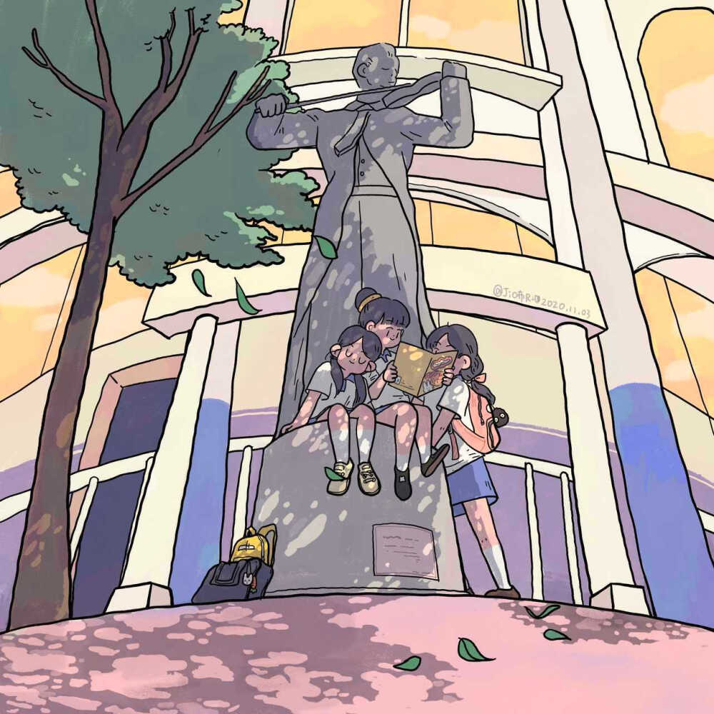 《中华高中女子图鉴》
画手：jio 布