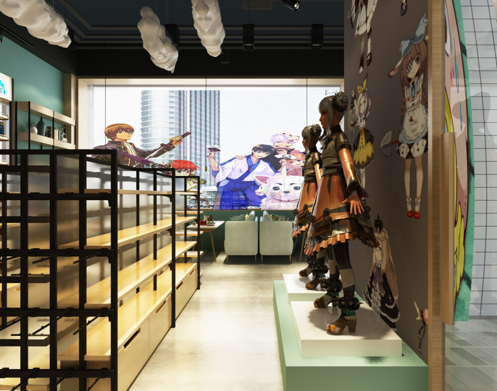 77动漫店内的产品,不管是动漫周边还是动漫美食,都充满丰富的动漫元素