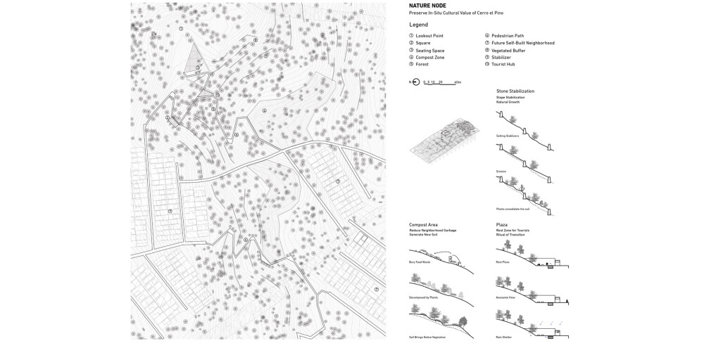 Topographic Urban Expansion - A Landscape Armature on Hillsides of Mexico City