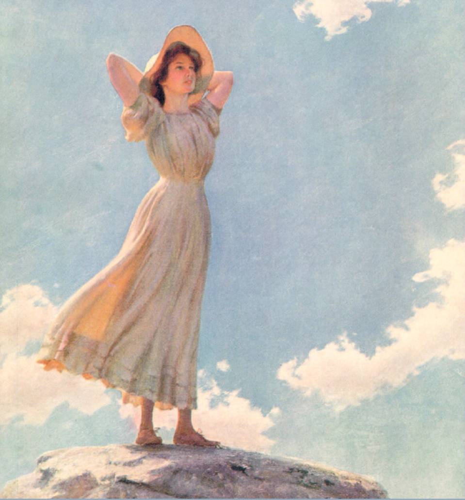 油畫 ：Charles Courtney Curran