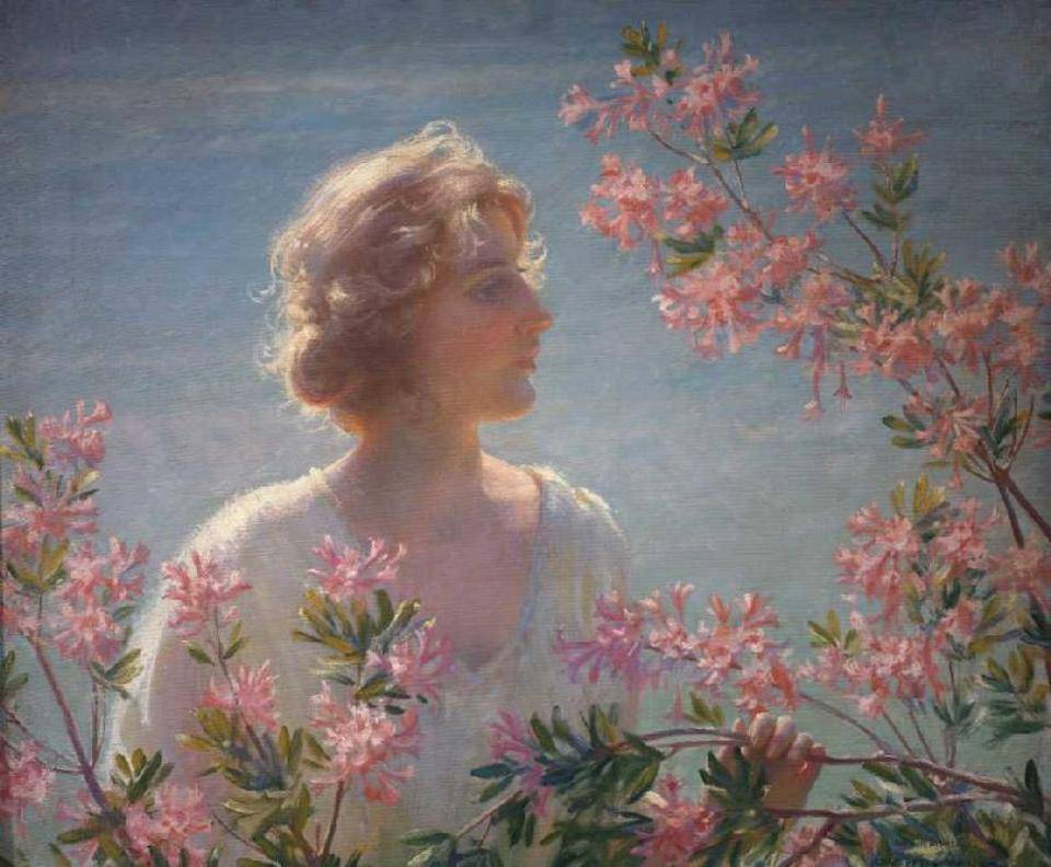 油畫 ：Charles Courtney Curran