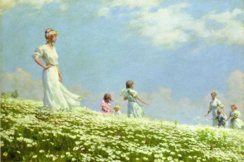 油畫 ：Charles Courtney Curran