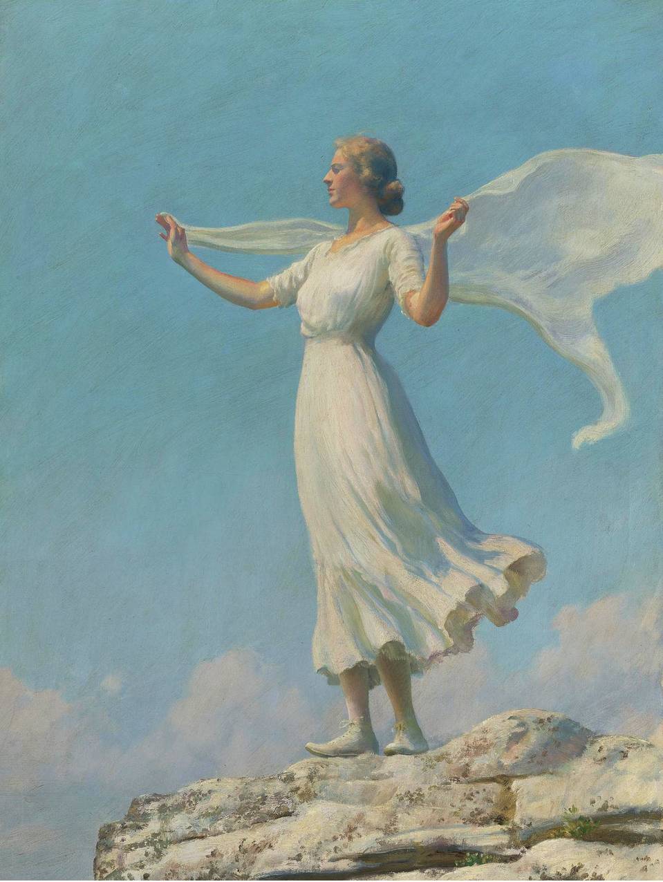 油畫 ：Charles Courtney Curran