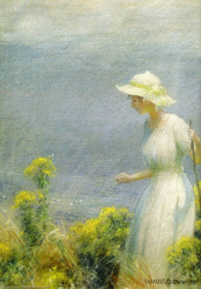 油畫 ：Charles Courtney Curran