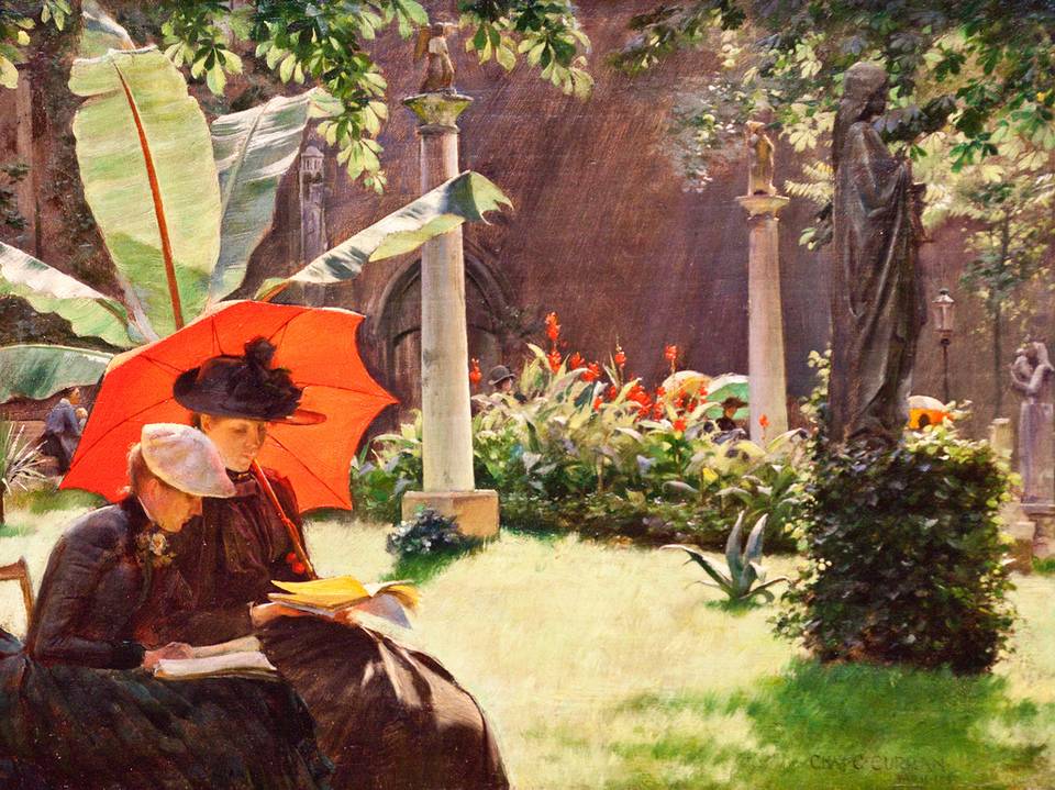 油畫 ：Charles Courtney Curran