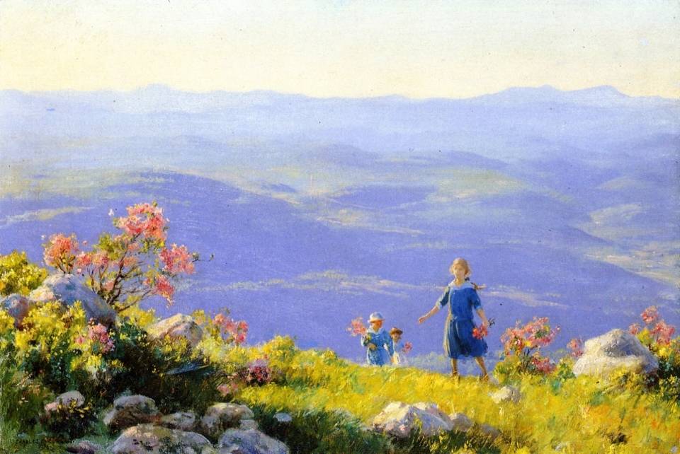 油畫 ：Charles Courtney Curran