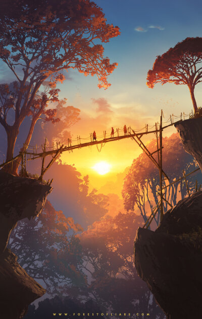 动漫场景 动漫壁纸 电脑壁纸 动漫场景绿色 手机壁纸