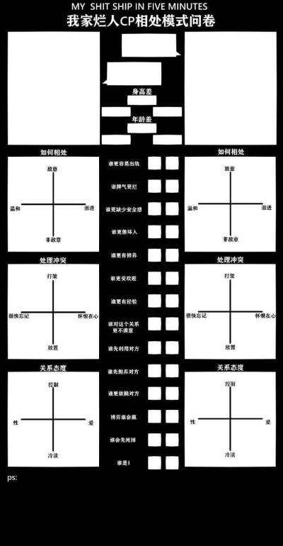 oc表格/自家孩子表格