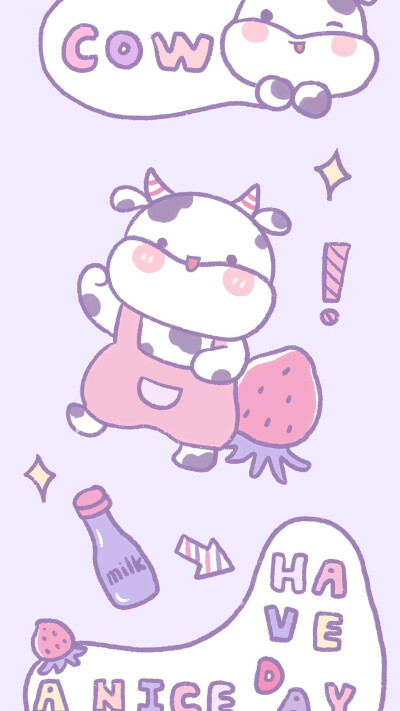 牛牛来了
壁纸来源于网络，单纯喜欢不商用，侵删