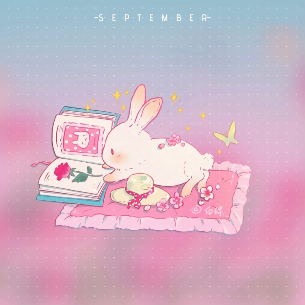 清新可爱的兔兔花园