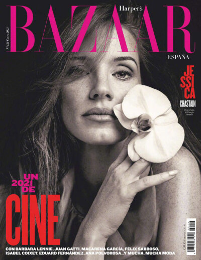 Harper's Bazaar Spain January 2021 西班牙芭莎一月刊
劳模姐Jessica Chastain
摄影: David Roemer
[weibo@小象王国]