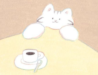 ·彩插集·
猫咪插画
|日本插画家寺岡奈津美（Teraoka Natsumi） ​​​