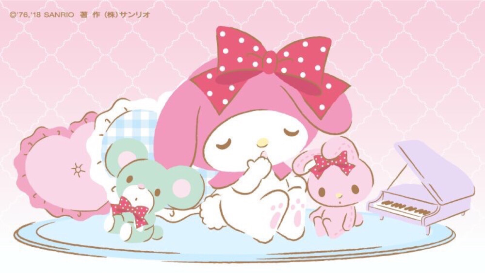 三丽鸥My Melody 美乐蒂，少女心萌壁纸