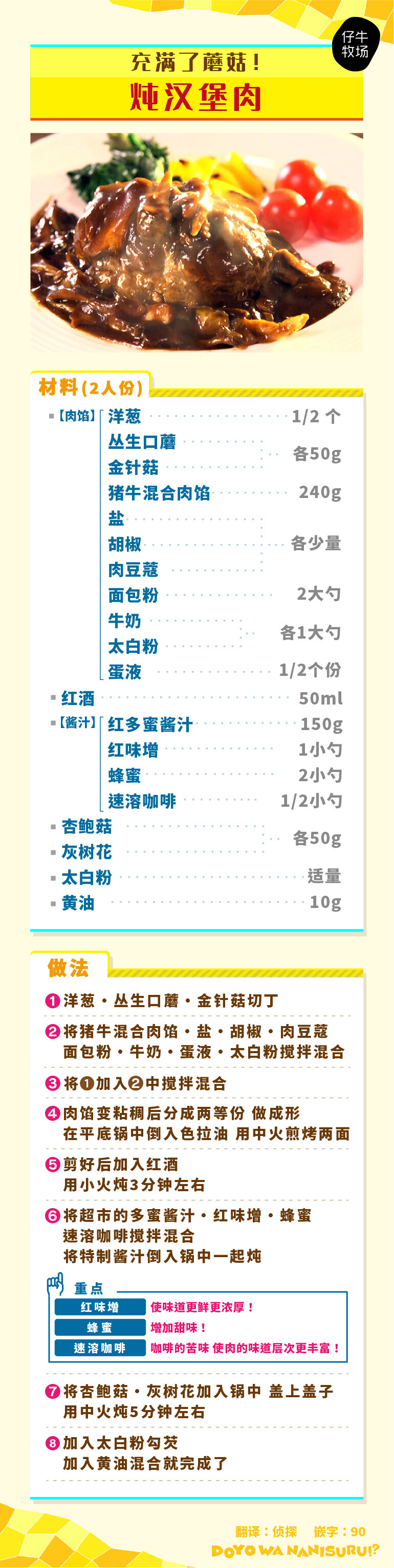 炖汉堡肉