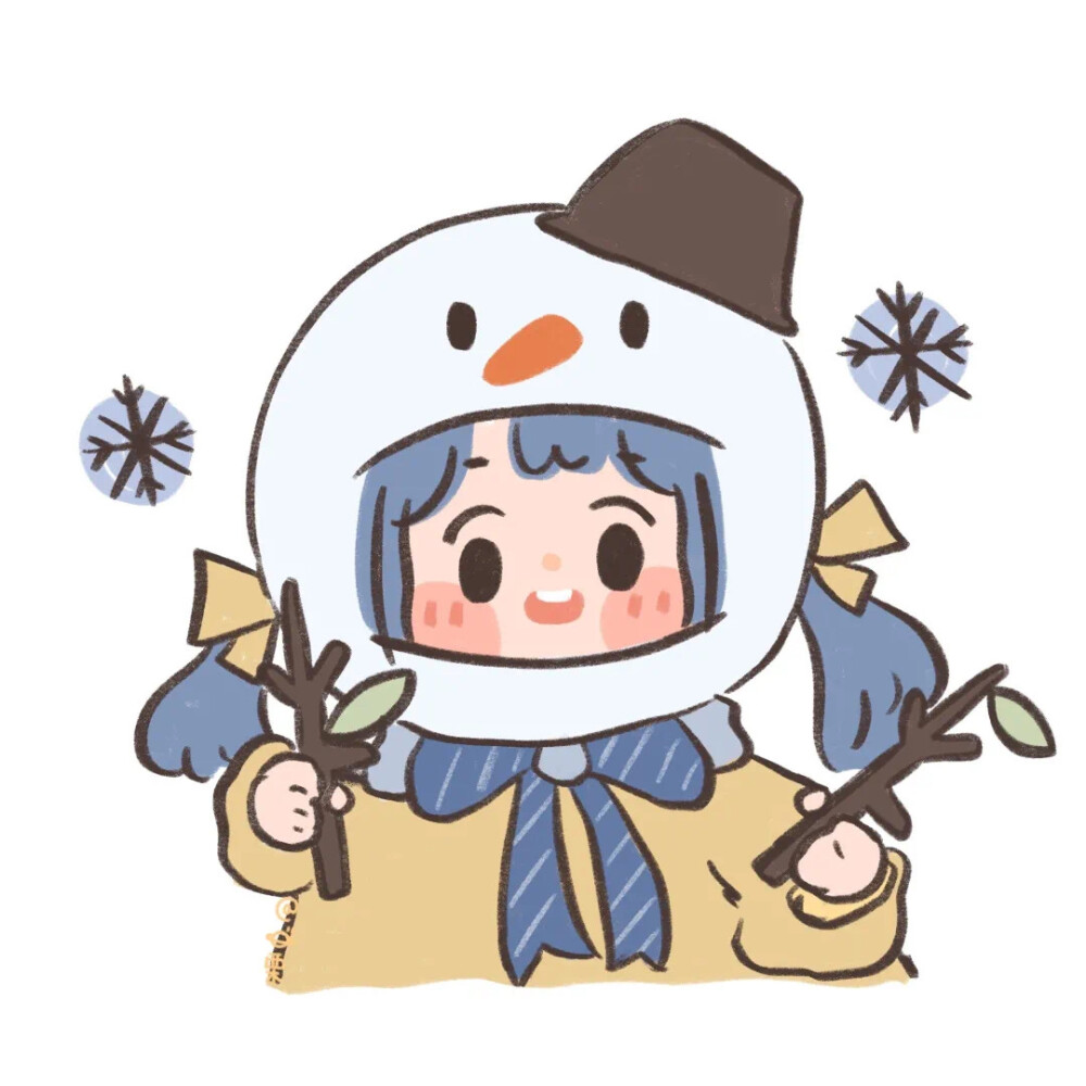 卡通情侣头像 @宇宙栗栗