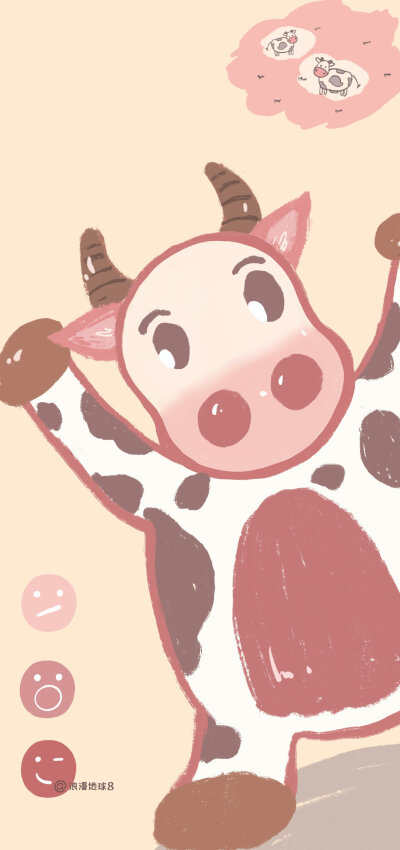 牛牛来了
壁纸来源于网络，单纯喜欢不商用，侵删