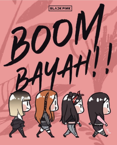 blackpink漫画壁纸