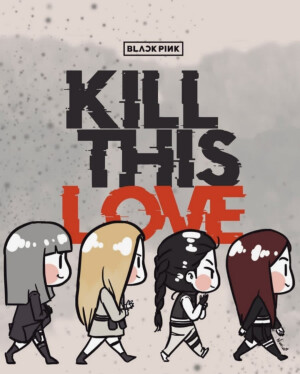 blackpink漫画壁纸