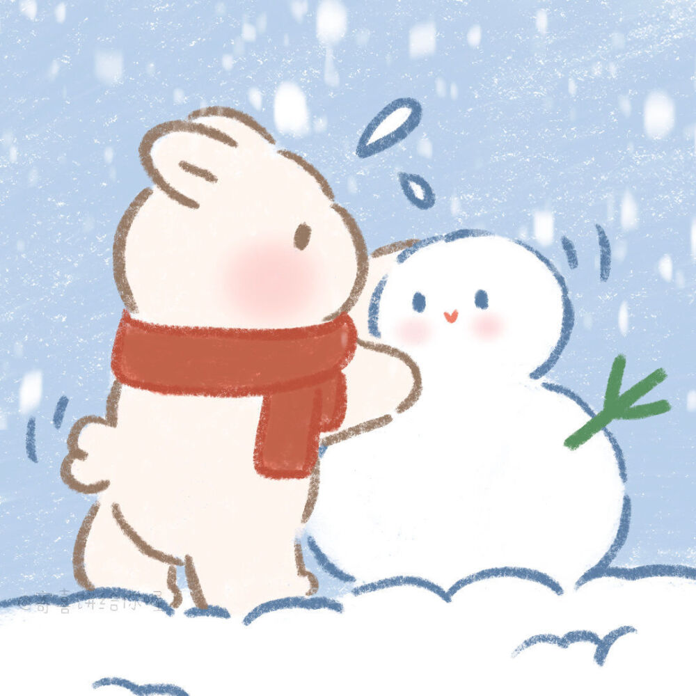 堆雪人ฅ۶•ﻌ•♡