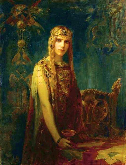 [cp]Isolde, 1911 by Gaston Bussière (French, 1862–1928) ​​​[/cp]