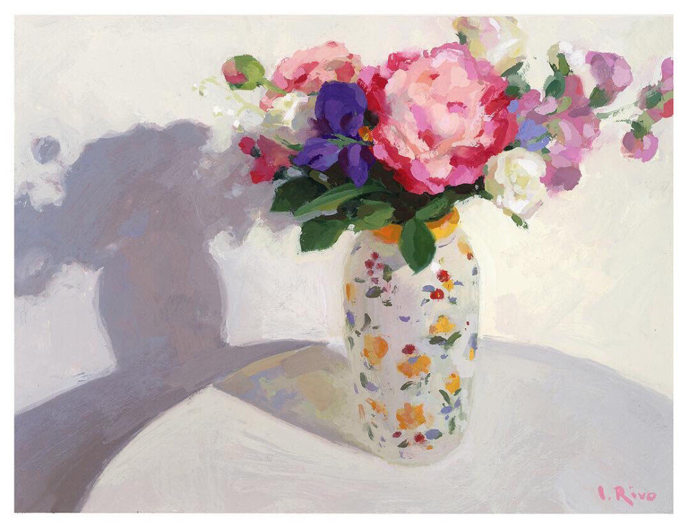 通透的花卉静物画面
＠：Lena Rivo